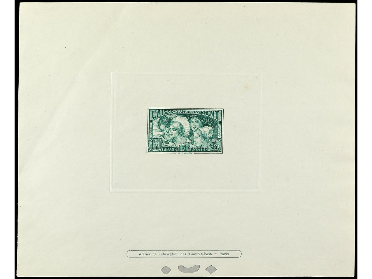 Lot 597 - france and area proofs - Soler Y Llach Stamps and Postal History of Spain, featuring China, Colombia – Prephilatelic Spanish period –, British Colonies, Japan, Portugal and Switzerland Lot 597 - france and area proofs - Soler Y Llach Stamps and Postal History of Spain, featuring China, Colombia – Prephilatelic Spanish period –, British Colonies, Japan, Portugal and Switzerland