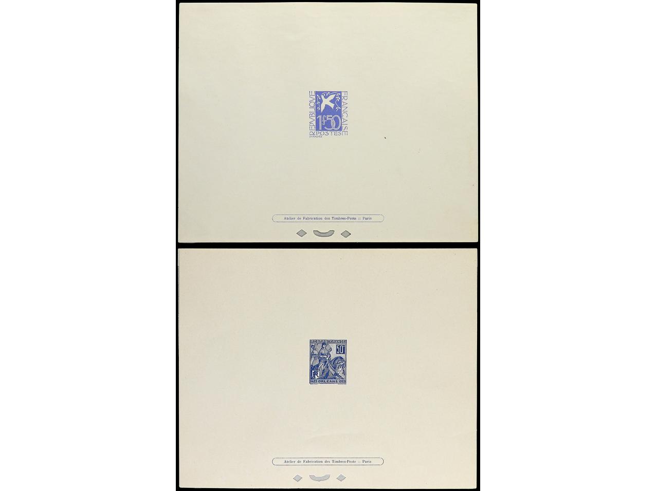 Lot 593 - france and area proofs - Soler Y Llach Stamps and Postal History of Spain, featuring China, Colombia – Prephilatelic Spanish period –, British Colonies, Japan, Portugal and Switzerland Lot 593 - france and area proofs - Soler Y Llach Stamps and Postal History of Spain, featuring China, Colombia – Prephilatelic Spanish period –, British Colonies, Japan, Portugal and Switzerland