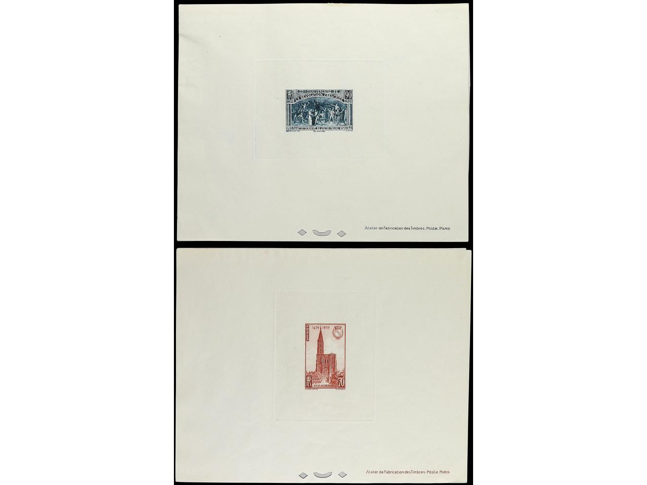 Lot 619 - france and area proofs - Soler Y Llach Stamps and Postal History of Spain, featuring China, Colombia – Prephilatelic Spanish period –, British Colonies, Japan, Portugal and Switzerland Lot 619 - france and area proofs - Soler Y Llach Stamps and Postal History of Spain, featuring China, Colombia – Prephilatelic Spanish period –, British Colonies, Japan, Portugal and Switzerland