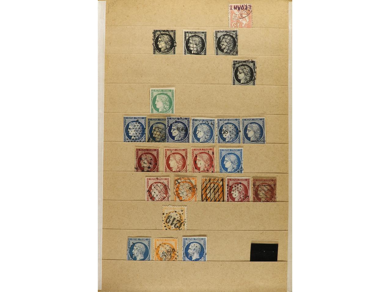 Lot 727 - france and area Lots and Collections - Soler Y Llach Stamps and Postal History of Spain, featuring China, Colombia – Prephilatelic Spanish period –, British Colonies, Japan, Portugal and Switzerland Lot 727 - france and area Lots and Collections - Soler Y Llach Stamps and Postal History of Spain, featuring China, Colombia – Prephilatelic Spanish period –, British Colonies, Japan, Portugal and Switzerland