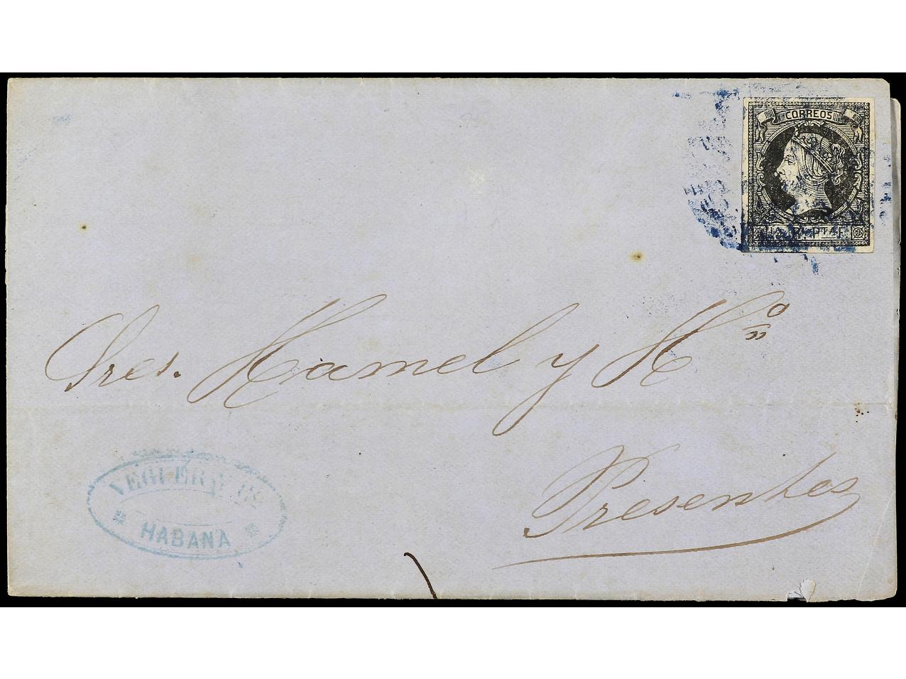 Lot 402 - Cuba Cuba -  Soler Y Llach Stamps and Postal History of Spain, featuring China, Colombia – Prephilatelic Spanish period –, British Colonies, Japan, Portugal and Switzerland