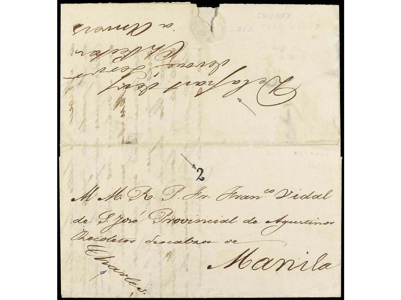 Lot 2090 - Forwarding Agents and Postal Rates  -  Soler Y Llach B.P.O. Abroad, Philippines Postal Rates and 1880-1899 period and Philippines, Cuba and Puerto Rico Postal Stationery