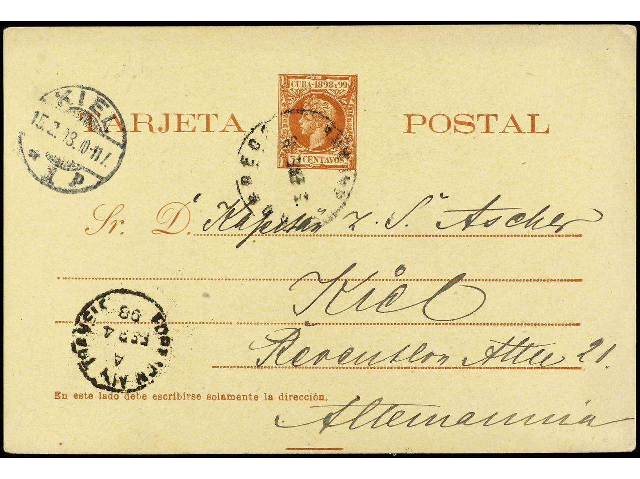 Lot 2343 - Puerto Rico. Postal Stationery - Soler Y Llach B.P.O. Abroad, Philippines Postal Rates and 1880-1899 period and Philippines, Cuba and Puerto Rico Postal Stationery Lot 2343 - Puerto Rico. Postal Stationery - Soler Y Llach B.P.O. Abroad, Philippines Postal Rates and 1880-1899 period and Philippines, Cuba and Puerto Rico Postal Stationery