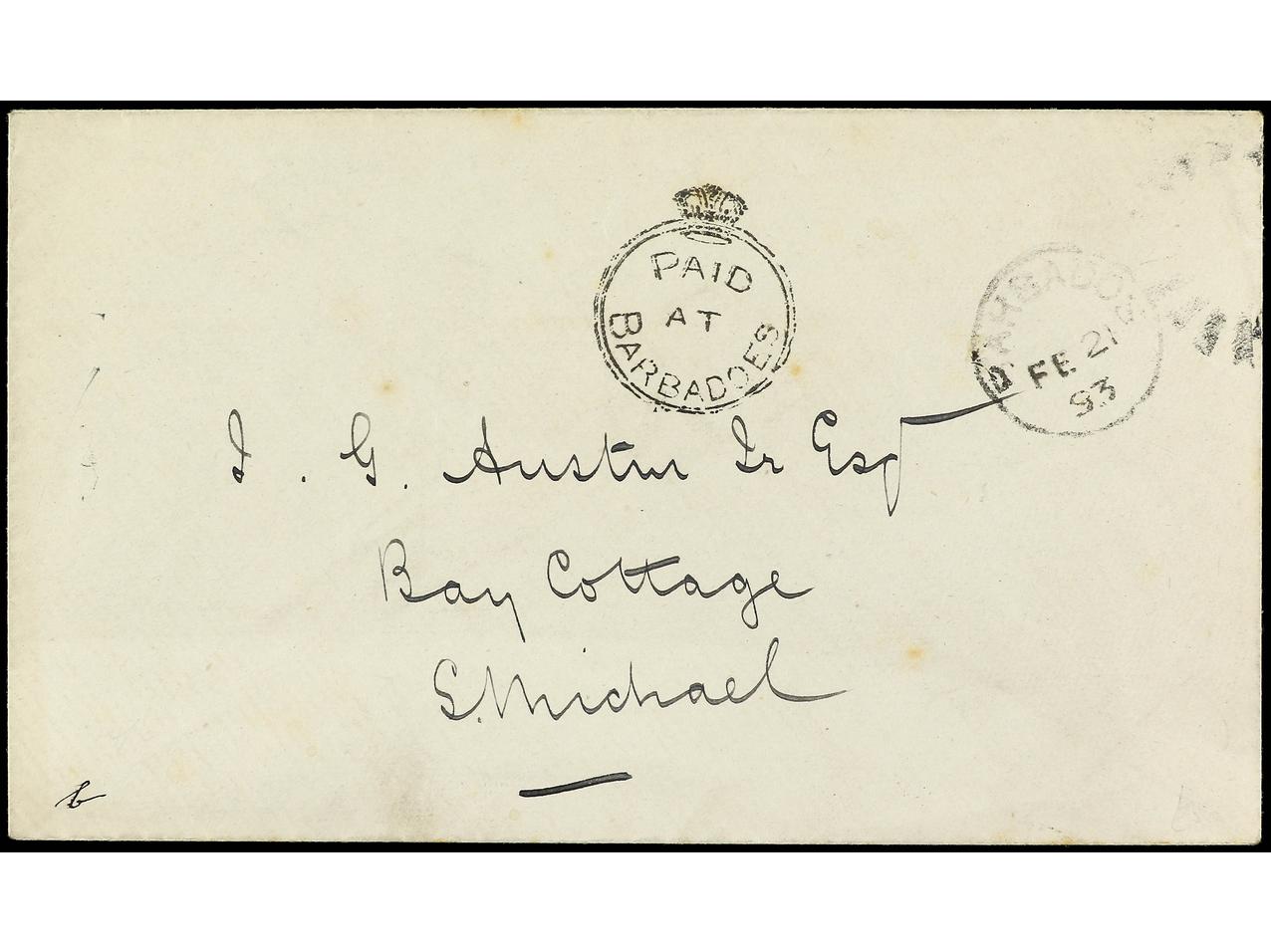 Lot 2011 - british post offices abroad  -  Soler Y Llach B.P.O. Abroad, Philippines Postal Rates and 1880-1899 period and Philippines, Cuba and Puerto Rico Postal Stationery