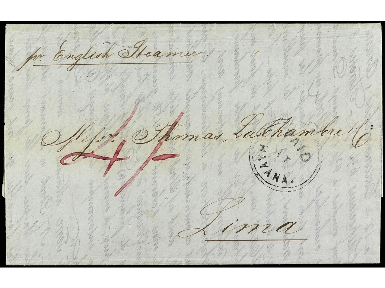 Lot 2026 - british post offices abroad  -  Soler Y Llach B.P.O. Abroad, Philippines Postal Rates and 1880-1899 period and Philippines, Cuba and Puerto Rico Postal Stationery