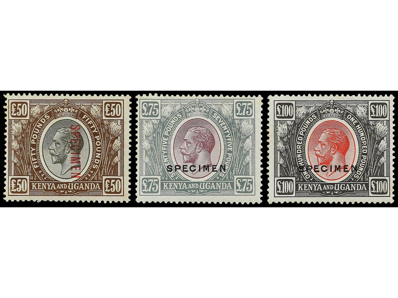 Lot 1555 - Commonwealth and British Empire Stamps in Africa kenya and uganda -  Soler Y Llach British Empire Stamps in Africa Collection - Day 2
