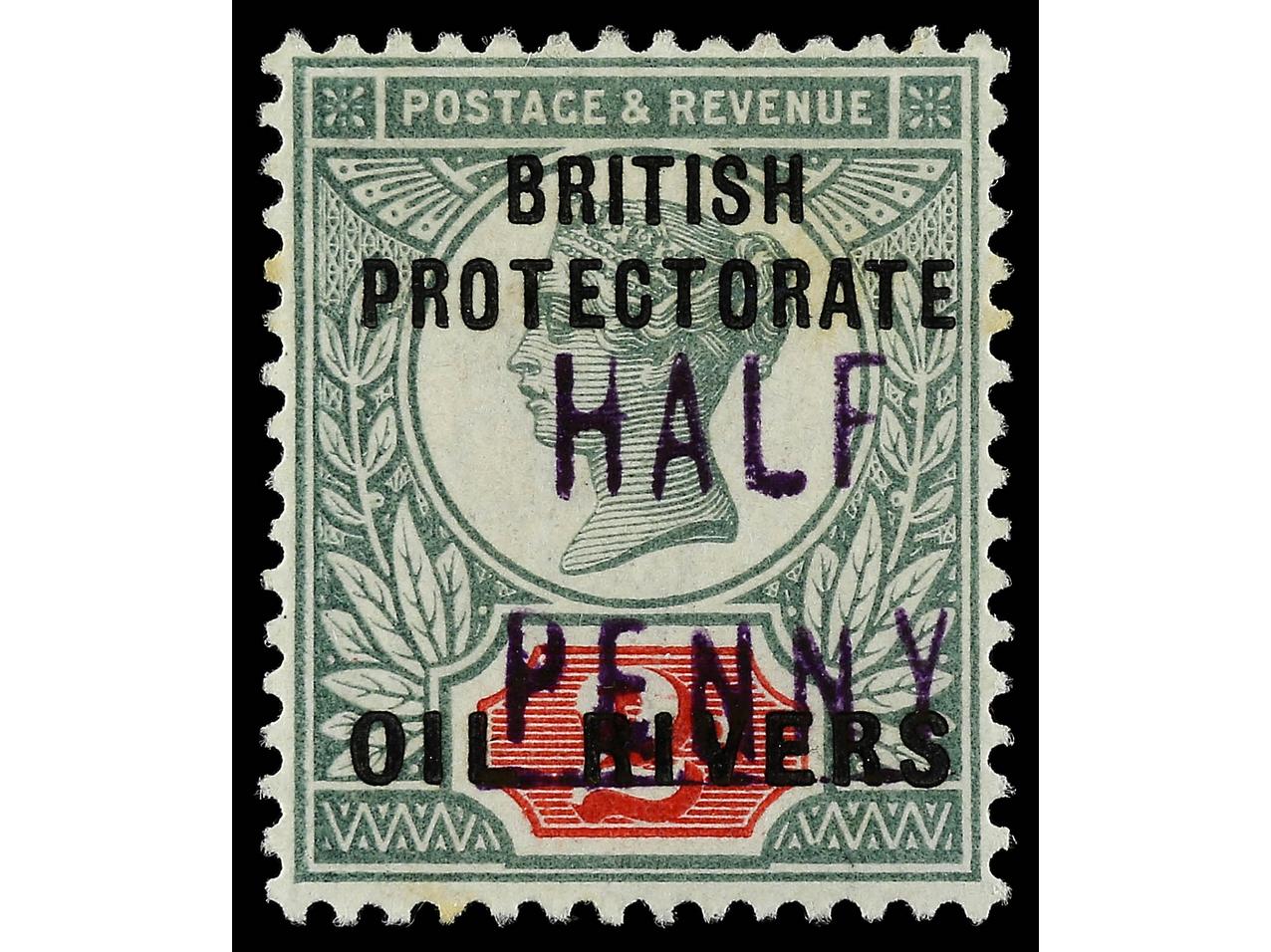 Lot 1608 - Commonwealth and British Empire Stamps in Africa niger coast -  Soler Y Llach British Empire Stamps in Africa Collection - Day 2