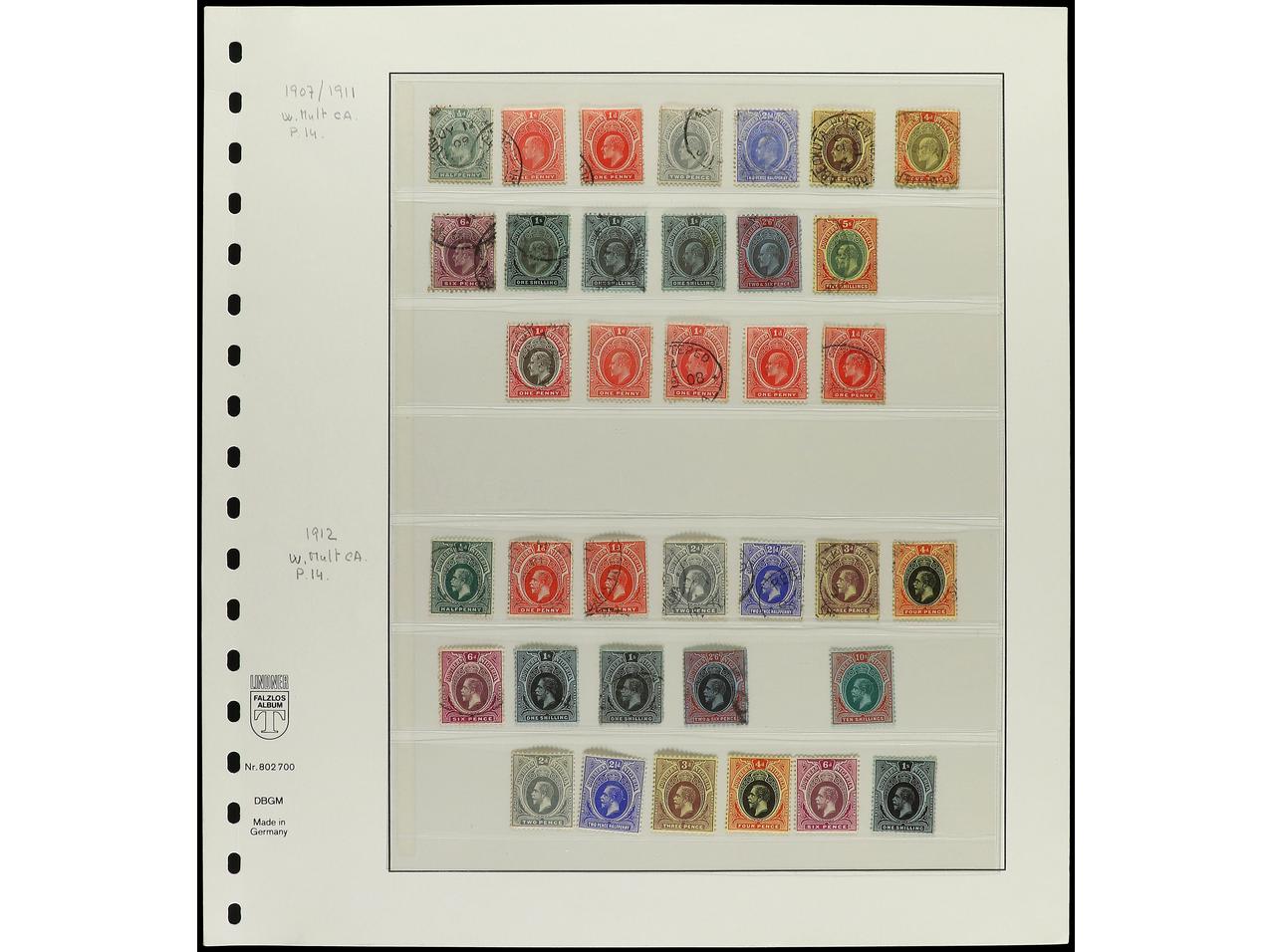 Stamp Auction Commonwealth and British Empire Stamps in Africa