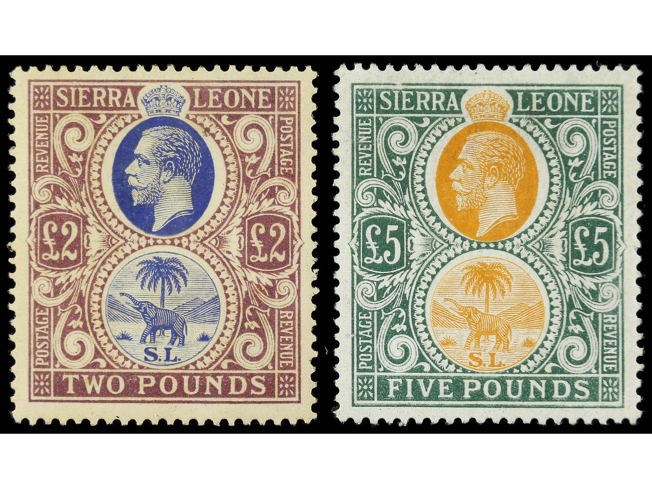 Lot 1733 - Commonwealth and British Empire Stamps in Africa sierra leone - Soler Y Llach British Empire Stamps in Africa Collection - Day 2 Lot 1733 - Commonwealth and British Empire Stamps in Africa sierra leone - Soler Y Llach British Empire Stamps in Africa Collection - Day 2