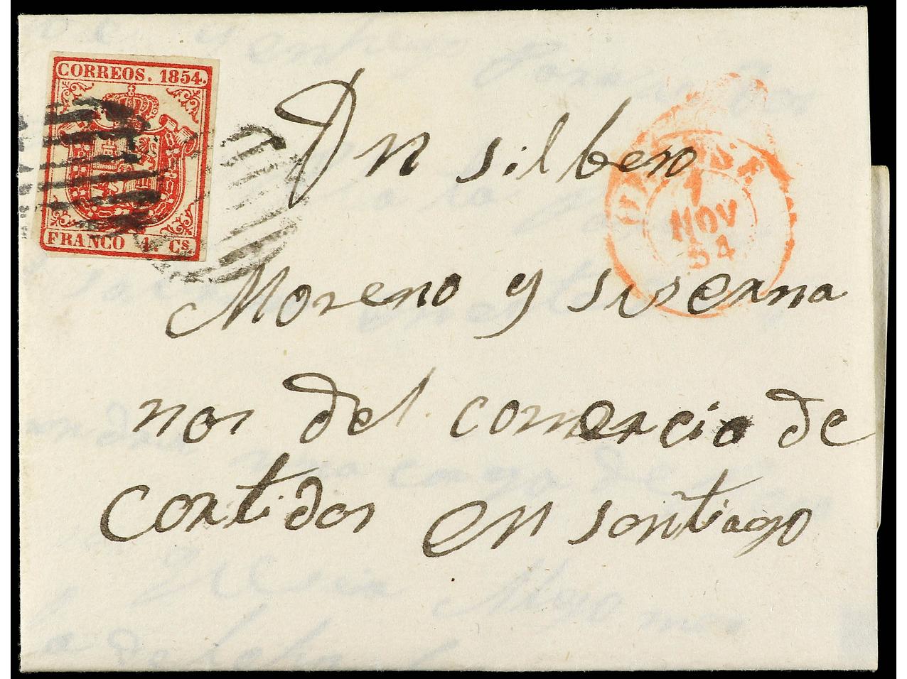 Lot 218 - Spain 1850-1865. Isabel II Imperforate  -  Soler Y Llach Spain, Ex Colonies, Foreign Countries Part One