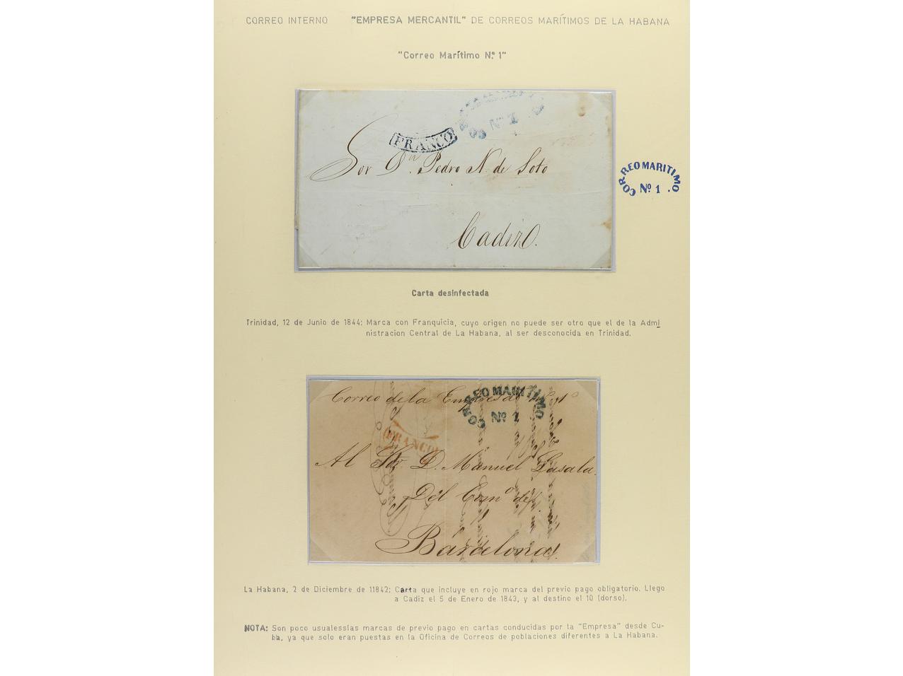 Lot 439 - Cuba Cuba - Soler Y Llach Stamps and Postal History of Spain, featuring China, Colombia – Prephilatelic Spanish period –, British Colonies, Japan, Portugal and Switzerland Lot 439 - Cuba Cuba - Soler Y Llach Stamps and Postal History of Spain, featuring China, Colombia – Prephilatelic Spanish period –, British Colonies, Japan, Portugal and Switzerland