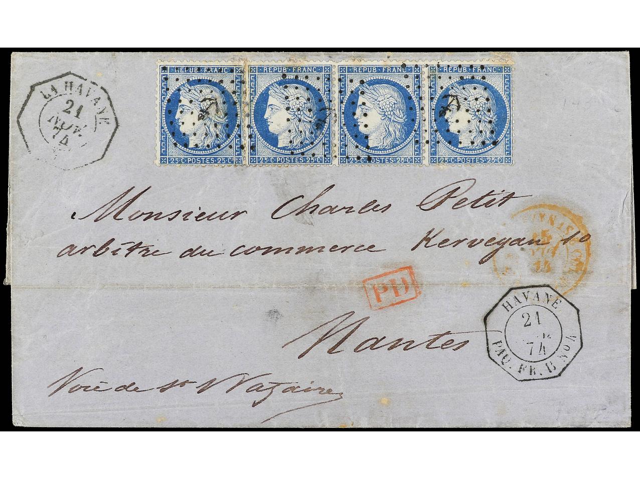 Lot 436 - Cuba Cuba - Soler Y Llach Stamps and Postal History of Spain, featuring China, Colombia – Prephilatelic Spanish period –, British Colonies, Japan, Portugal and Switzerland Lot 436 - Cuba Cuba - Soler Y Llach Stamps and Postal History of Spain, featuring China, Colombia – Prephilatelic Spanish period –, British Colonies, Japan, Portugal and Switzerland