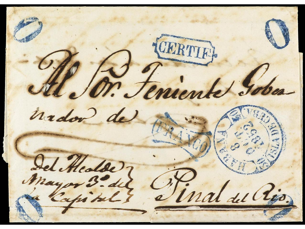 Lot 345 - Cuba Cuba -  Soler Y Llach Stamps and Postal History of Spain, featuring China, Colombia – Prephilatelic Spanish period –, British Colonies, Japan, Portugal and Switzerland