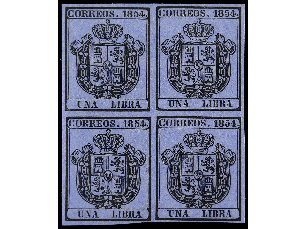 Lot 209 - Spain 1850-1865. Isabel II Imperforate  -  Soler Y Llach Spain, Ex Colonies, Foreign Countries Part One