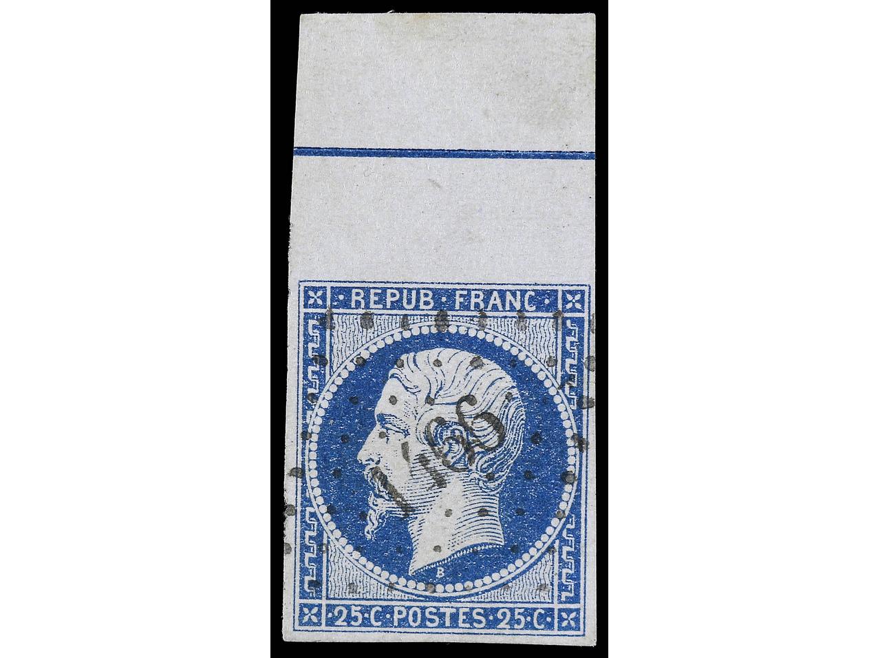 Lot 521 - france and area France -  Soler Y Llach Stamps and Postal History of Spain, featuring China, Colombia – Prephilatelic Spanish period –, British Colonies, Japan, Portugal and Switzerland