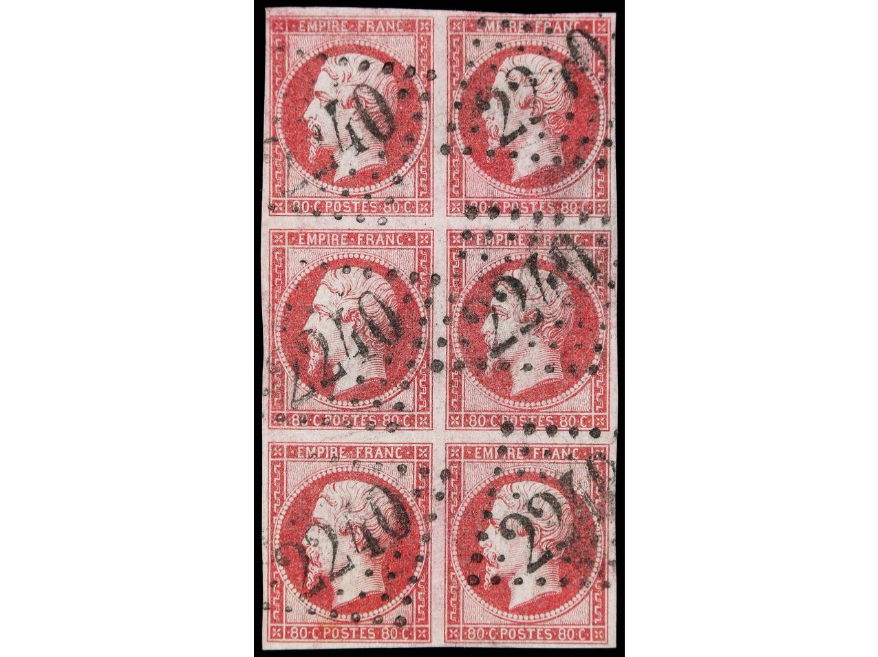 Lot 523 - france and area France -  Soler Y Llach Stamps and Postal History of Spain, featuring China, Colombia – Prephilatelic Spanish period –, British Colonies, Japan, Portugal and Switzerland