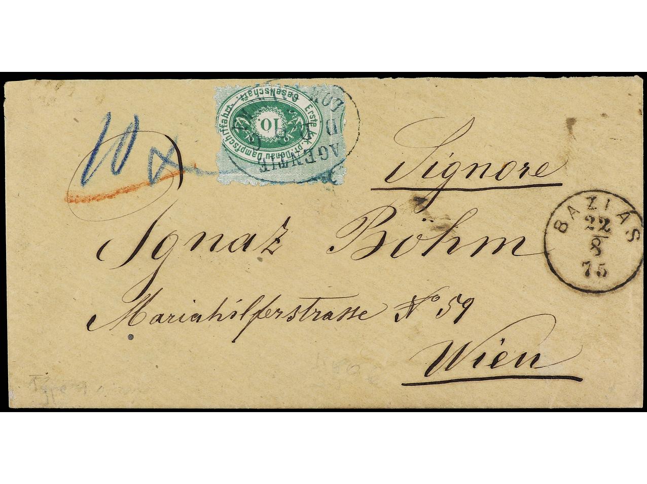 Lot 1152 - Hungary  -  Soler Y Llach Stamps and Postal History of Spain, featuring China, Colombia – Prephilatelic Spanish period –, British Colonies, Japan, Portugal and Switzerland