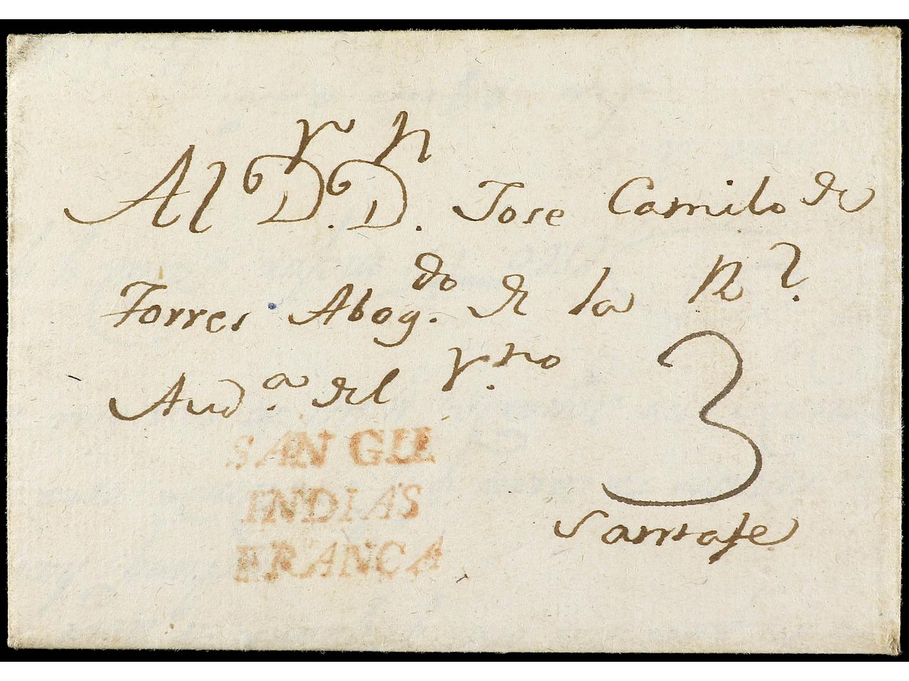 Lot 304 - Colombia Colombia -  Soler Y Llach Stamps and Postal History of Spain, featuring China, Colombia – Prephilatelic Spanish period –, British Colonies, Japan, Portugal and Switzerland
